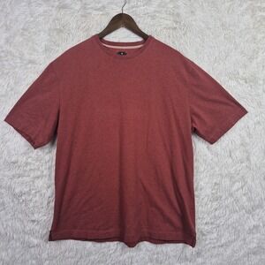 Left Coast Tee Shirt Heather Red Mens XL Casual Classic